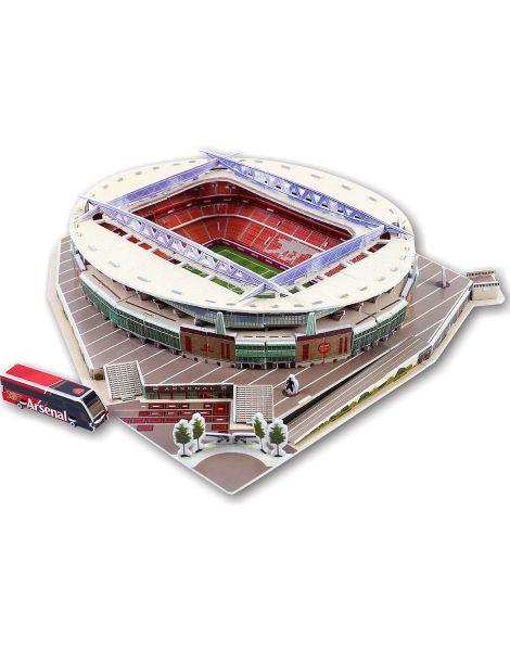 Arsenal Stadium - 3D Byggsats med 108 Delar