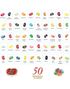 Jelly Belly Presentask med 50 Olika Smaker (USA Import)