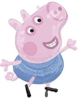 Georg Peppa Pig Folieballong 60x50 cm