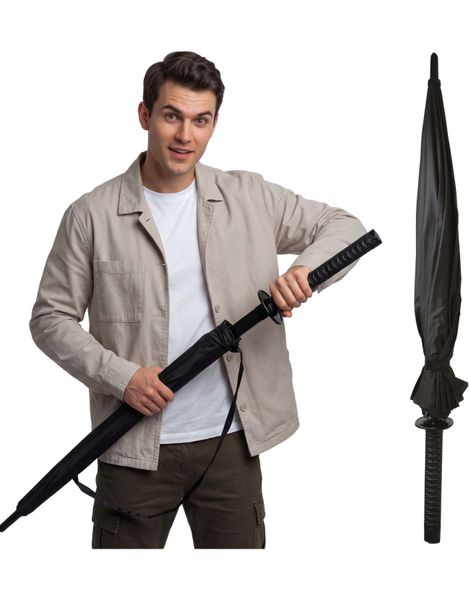 Stor Katana Paraply 104x120 cm