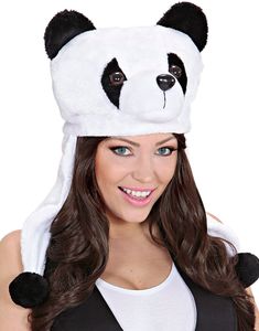 Panda Hatt med Tofsar