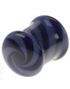 Twister Piercing Plugg Pyrex in Purple And Blue