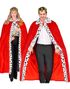 Rød Kongelig Kappe til Voksen 140 cm