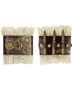 Steampunk Manschetter med Spetsar