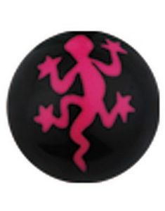Salamander - Svart/Rosa Akrylkula