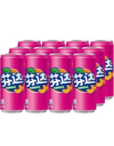12 st Fanta White Peach - Färsksmäk - Helt Brett 12x330 ml (Kina Import)
