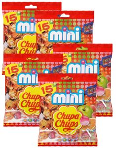 12 påsar Chupa Chups Mini Lollies 72g - Hel låda 864 gram
