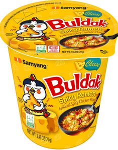 Samyang Buldak Hot Chicken Ramen Cheese Cup 70 g (Korea)