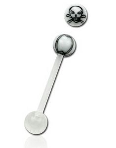 White Skull - Tungpiercing