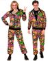 60's Hippie UV Glow Grilldress til Voksen - XX-Large