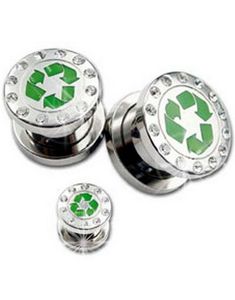 Återvinning - Piercing Plugg