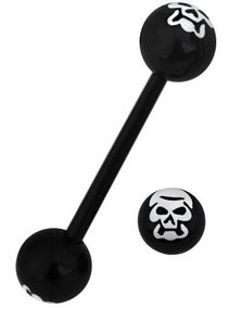 Demon Black/White - Tungpiercing