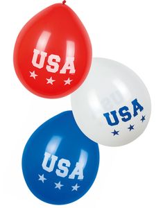 6 st 25 cm Ballonger - American Party