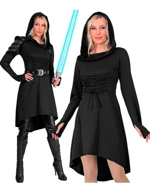 Svart Star Wars Inspirert Kostymekjole