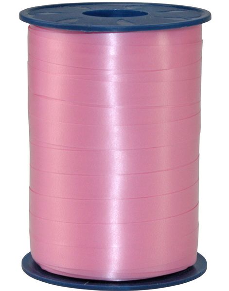 250 meter Ljus Rosa Ballongsnöre / Presentband - Extra Brett 10 mm
