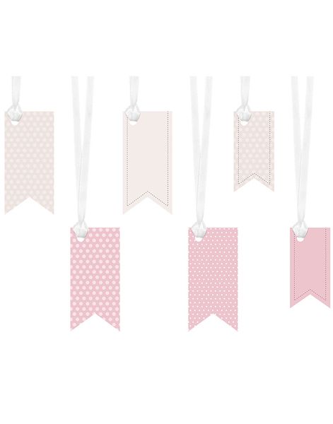 6 stk Tags - Candyworld