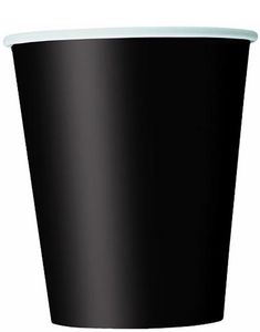 14 st Svarta Pappmuggar 270 ml