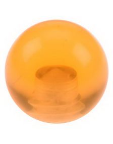 Orange Akrylkula till 1,6 mm Stång