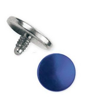 Metallic Blå Dermal Anchor Kula