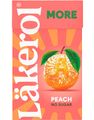 Läkerol More Peach No Sugar - Sockerfria Pastiller Med Persikosmak 30 Gram