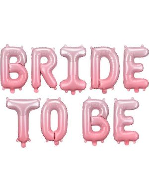 Bride to Be- Rosa Folieballonger 350x45 cm