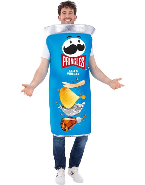 Pringles Salt & Vinegar Boks Unisex Kostyme - Onesize