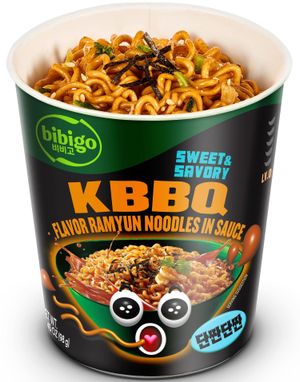 Söt Och Salt K-BBQ Ramyun - Koreansk BBQ - BIBIGO 98 gram (Korea)