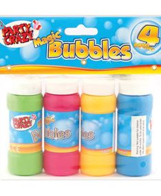 4 stk Magic Bubbles / Såpbubblor 