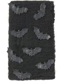 Bordduk med Skummelt Flaggermus Motiv 61x450 cm