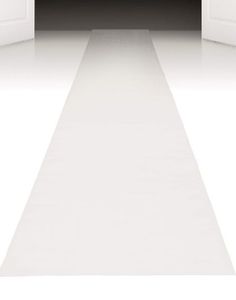 450x60 cm Hvit Løper - VIP Party
