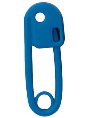Säkerhetsnål 1.6 mm - Blå Öronpiercing