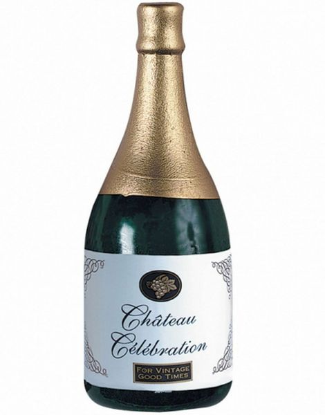 Champagneflaska Ballongvikt med Fästring