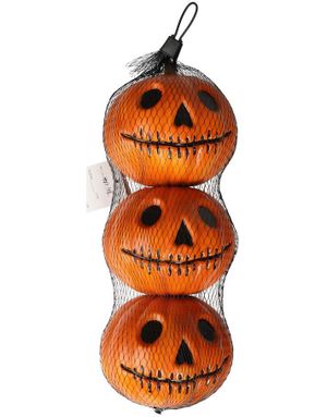 3 stk Gresskardekorasjoner i Nett 11,5x11,5 cm