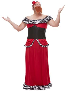 The Greatest Showman Inspirerad Bearded Lady Dräkt till Man