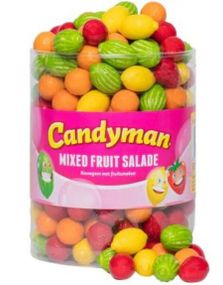 1,3 kg Blandade Fruktformade Tuggummin