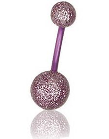 Zircon UV Rosa - Navelpiercing i Titan