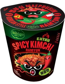 1787184000_5Extra Spicy Kimchi Ramyun - Extra Stark Kimchismak - BIBIGO 98 gram (Korea)