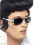 Elvis Presley - Silverfärgade Kostymglasögon