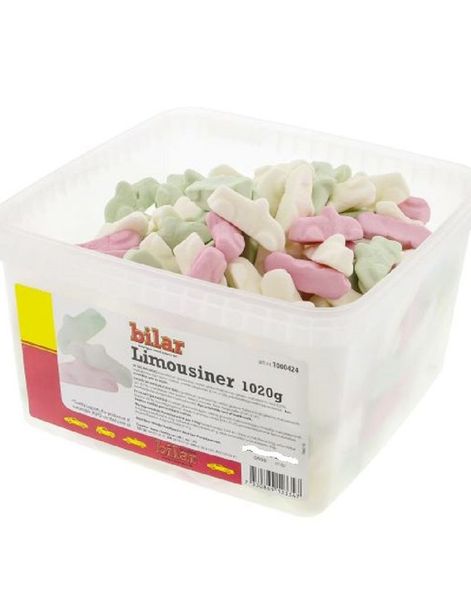 1 kg Ahlgrens Biler Boks med Limousiner