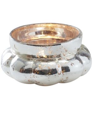 Silverfärgad Vintage Teljushållare 10 cm