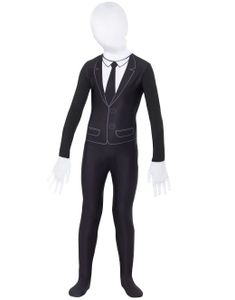 Slenderman Second Skin Kostym till Barn