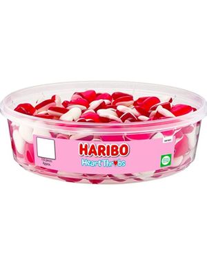 150 st Haribo Heart Throbs - Box of Gummy Hearts 480 gram