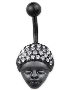 Afro Man - Svart Navlepiercing