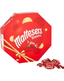 Maltesers Teasers Milk Chocolate & Honeycomb - Sjokoladebiter med Crunch - Gaveeske 335 gram
