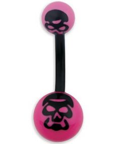 Demon Rosa Navelpiercing