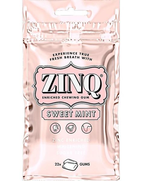 Zinq Tyggegummi med Sweet Mintsmak 31,5 gram