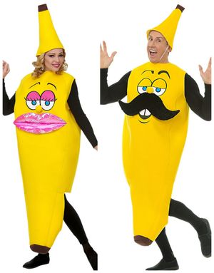 Herr och Fru Banan Dräkt