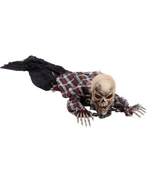 Crawling Skeleton - Figur med Ljud, Ljus och Rörelse 158 cm