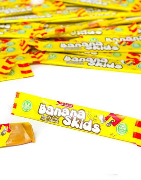 Swizzels Banana Skids 18 gram