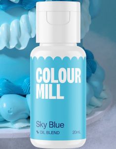 Colour Mill Himmelsblå Oljebaserad Livsmedelsfärg - 20ml
